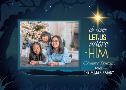 Christmas Card Magnets