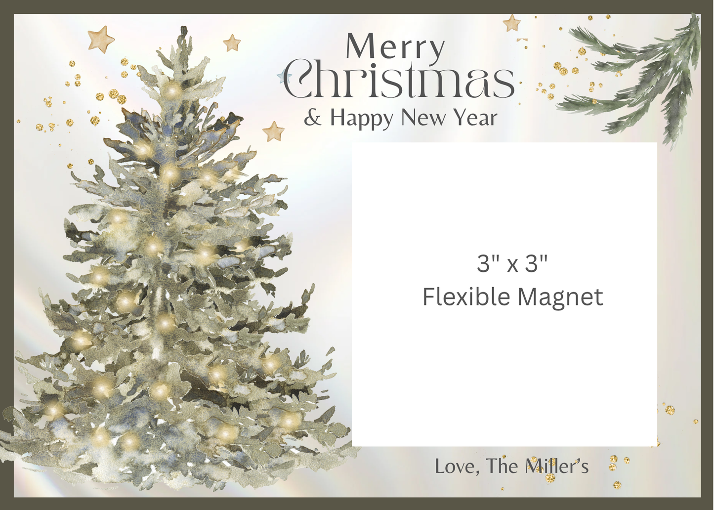 Christmas Card Magnets