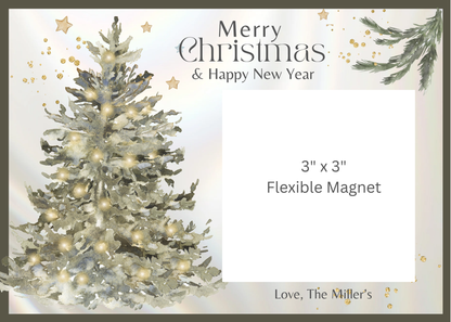 Christmas Card Magnets