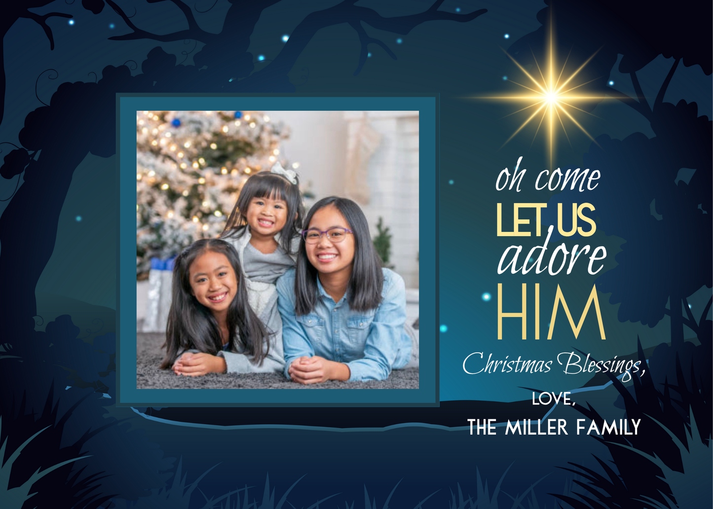 Christmas Card Magnets