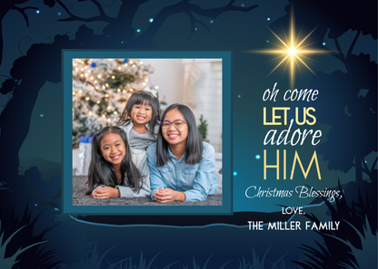 Christmas Card Magnets