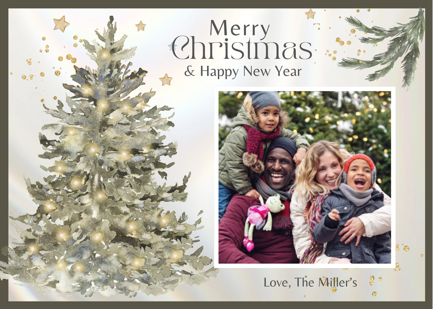 Christmas Card Magnets