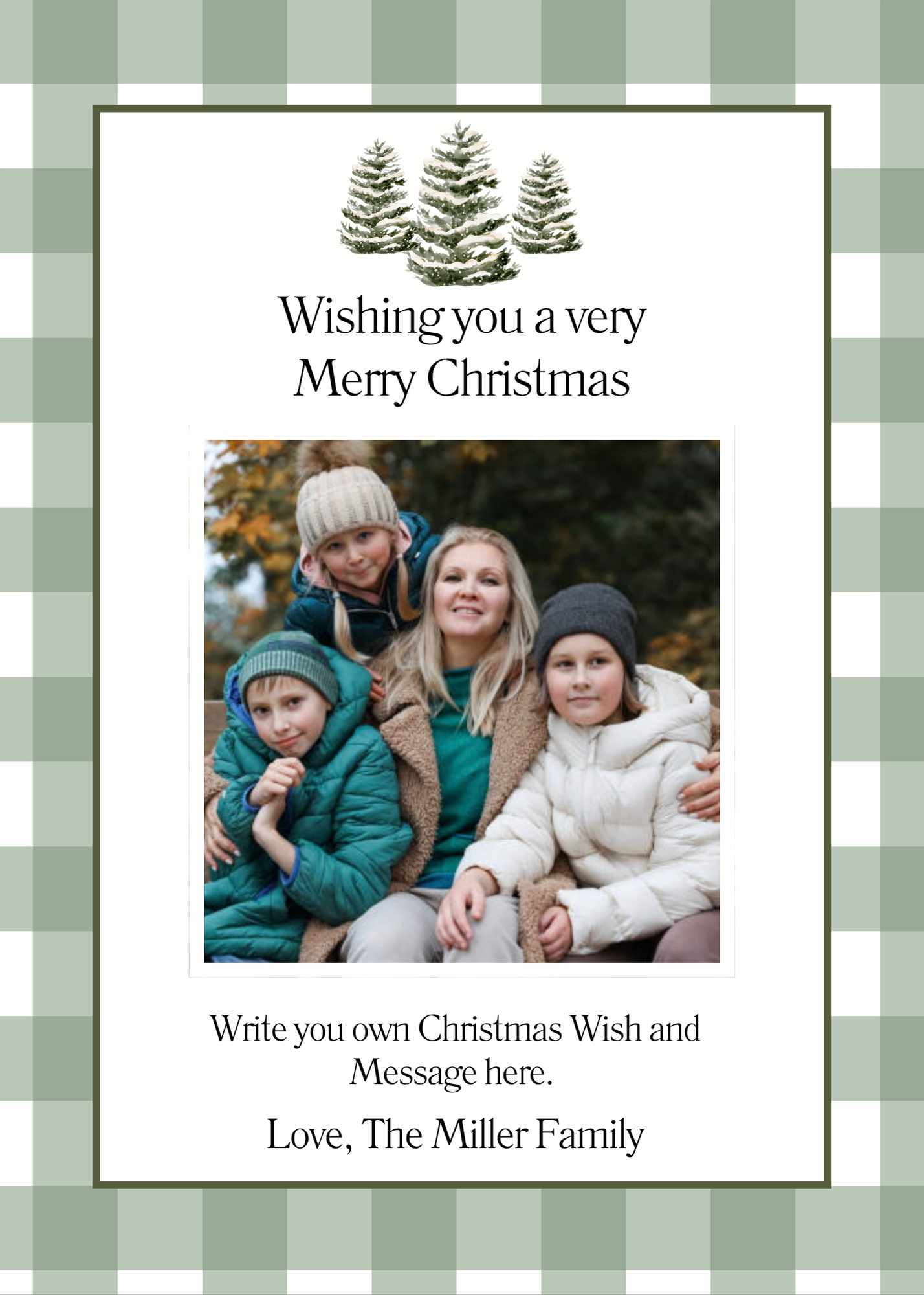 Christmas Card Magnets