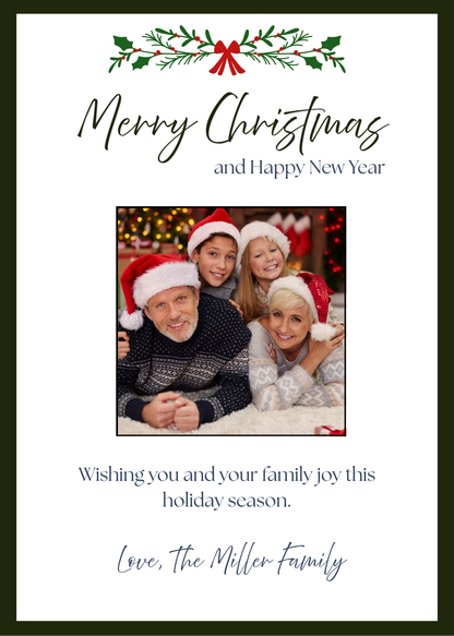 Christmas Card Magnets