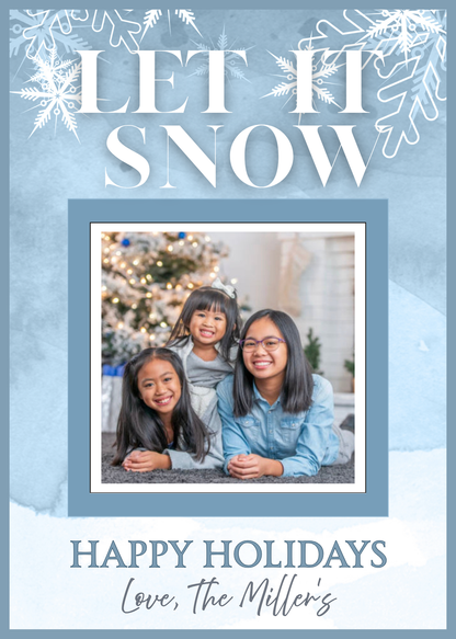 Christmas Card Magnets