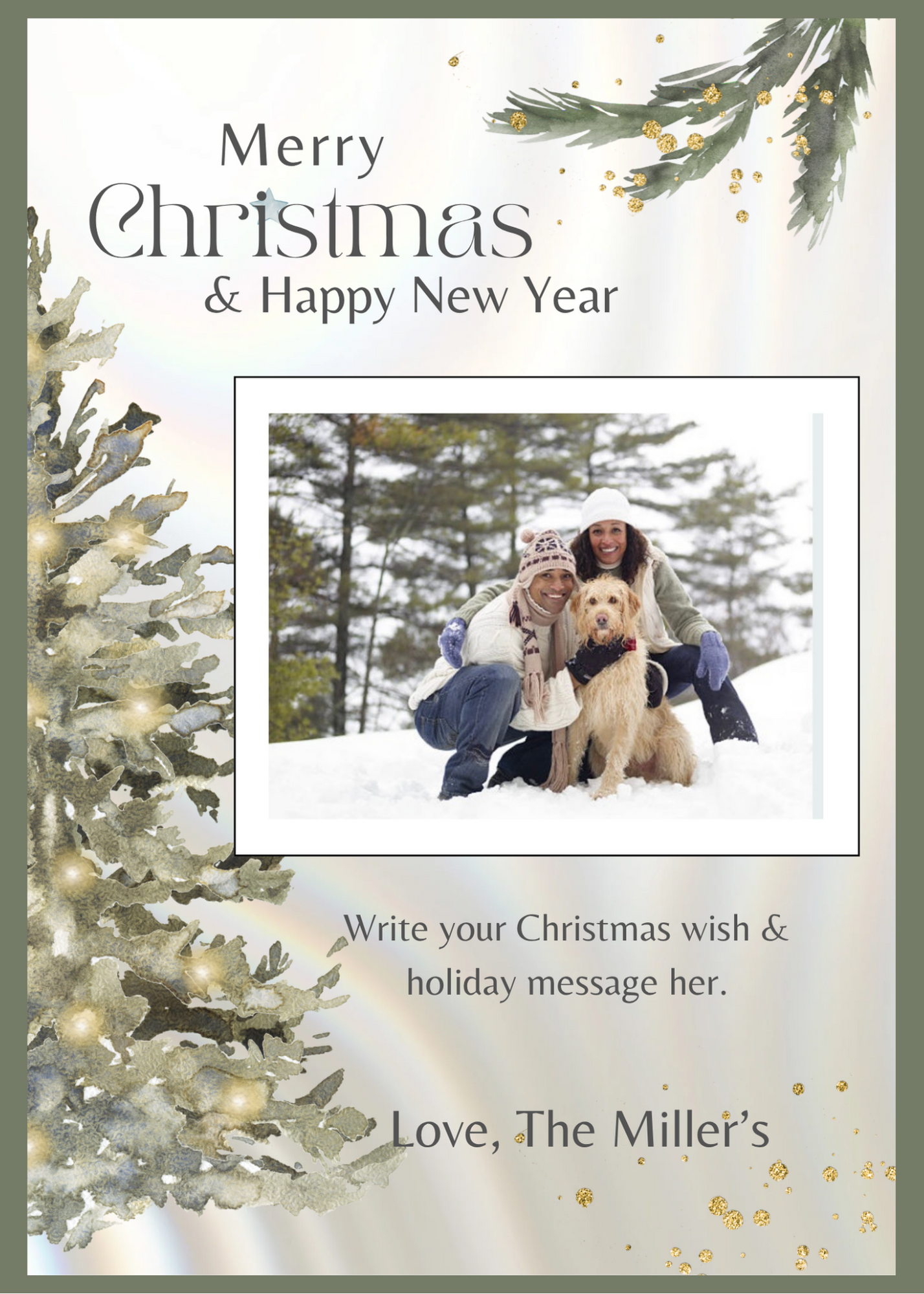 Christmas Card Magnets