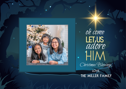 Christmas Card Magnets