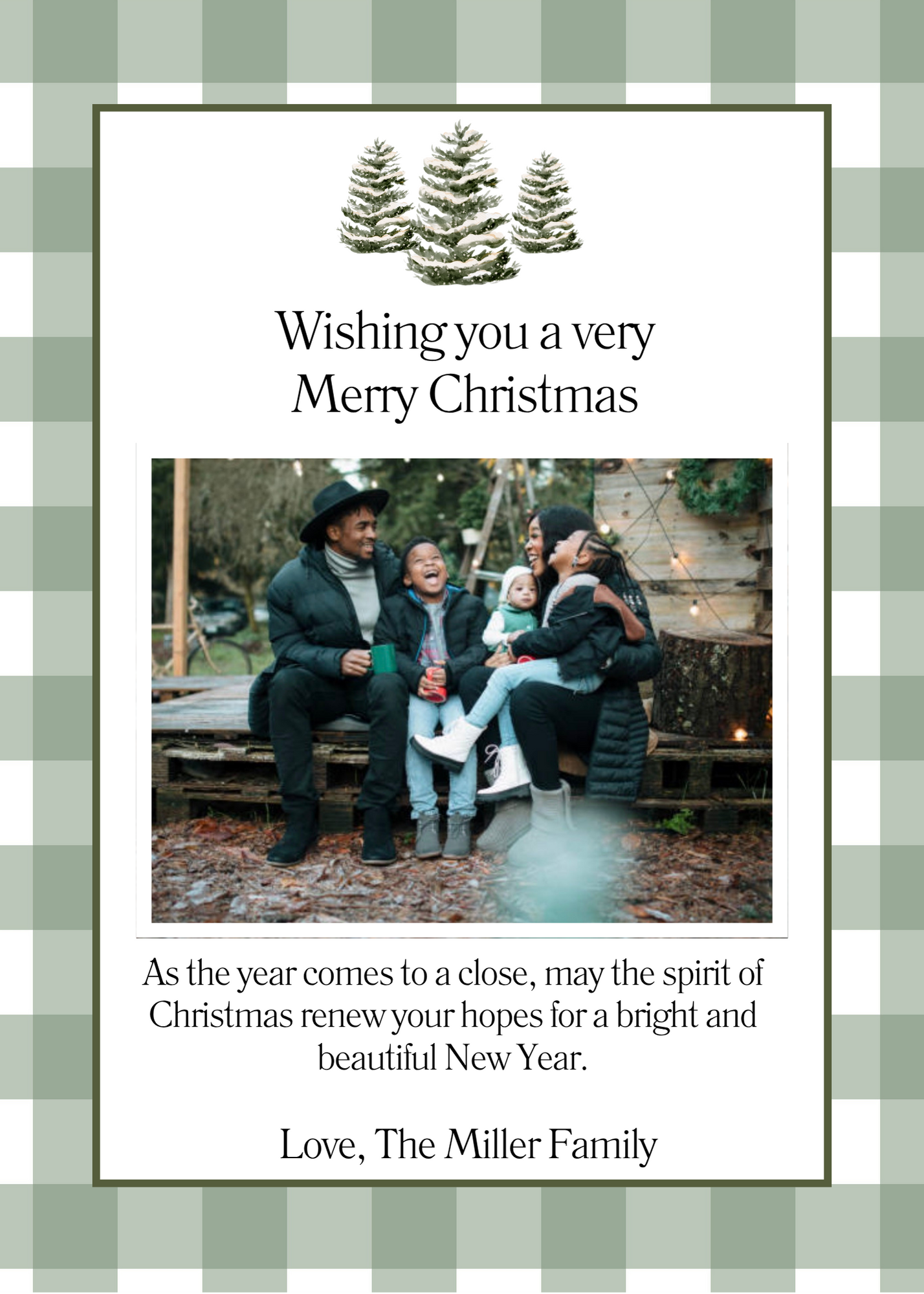 Christmas Card Magnets