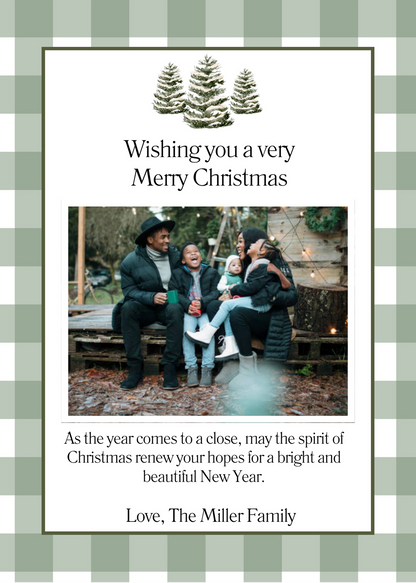 Christmas Card Magnets