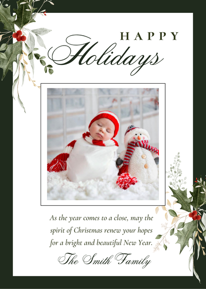 Christmas Card Magnets