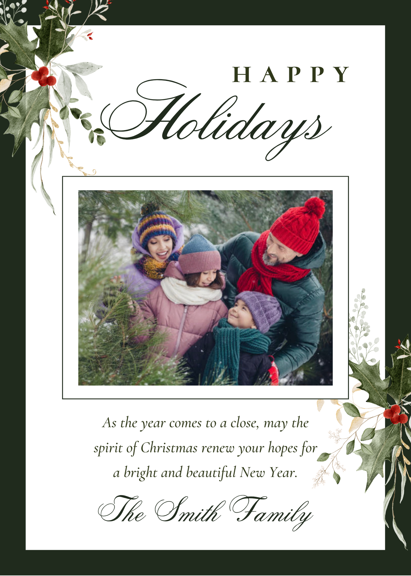 Christmas Card Magnets