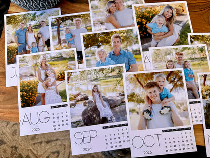 Vinyl Custom Photo Calendar 4" x 5"