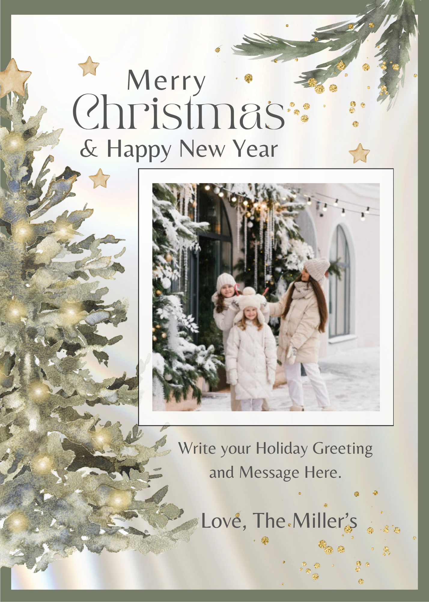 Christmas Card Magnets