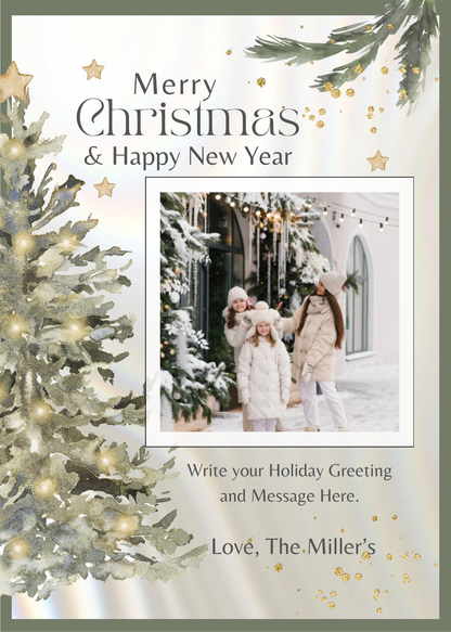 Christmas Card Magnets