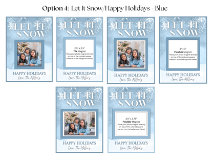 Christmas Card Magnets